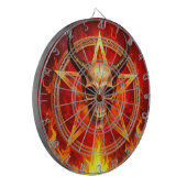 Demon Schedel Dartbord (Voorkant Links)