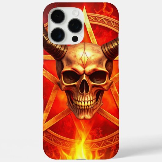 Demon Schedel iPhone / iPad hoesje (Achterkant)