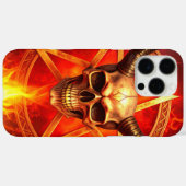 Demon Schedel iPhone / iPad hoesje (Achterkant (horizontaal))