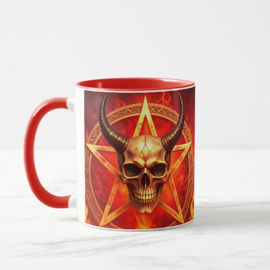 Demon Schedel Mok (Links)