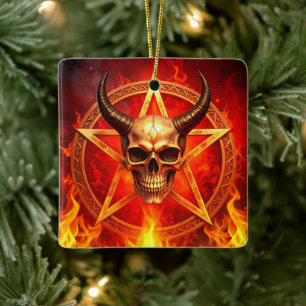 Demon Schedel Ornament