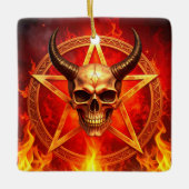 Demon Schedel Ornament (Voorkant)