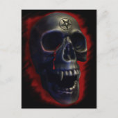 Demon Skull 1 Briefkaart (Voorkant)
