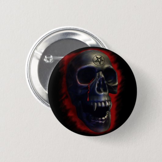 Demon Skull 1 Button (Voorkant /achterkant)