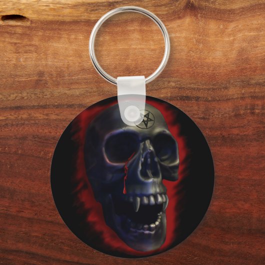Demon Skull 1 Sleutelhanger (Voorkant)