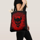 Demon Skull Amazing Demon Boy Canvas tas (Dichtbij)