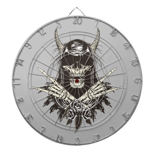 Demon Skull Dartbord (Voorkant)
