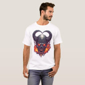 Demon Skull Firestorm T-shirt (Voorkant volledig)