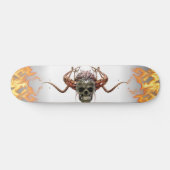 Demon Skull Helmet Horns Skateboard (Horizontaal)