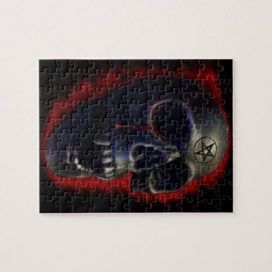 Demon Skull Legpuzzel (Horizontaal)