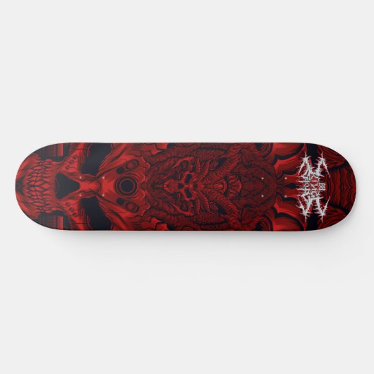 DEMON SKULL PERSOONLIJK SKATEBOARD (Horizontaal)
