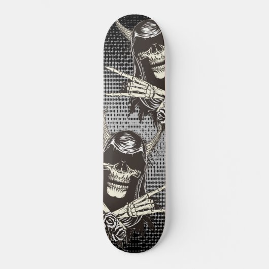 Demon Skull Persoonlijk Skateboard (Voorkant)