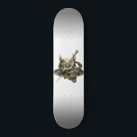 Demon Skull Python Snake Skateboard<br><div class="desc">Dit ontwerp kan worden gepersonaliseerd door de aanpassingsoptie te kiezen om tekst toe te voegen of andere veranderingen aan te brengen. Als dit product de optie heeft om het ontwerp naar een ander object over te brengen, moet u het ontwerp zo nodig aanpassen. Neem contact met me op colorflowcreations@gmail.com als...</div>