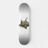 Demon Skull Python Snake Skateboard (Voorkant)