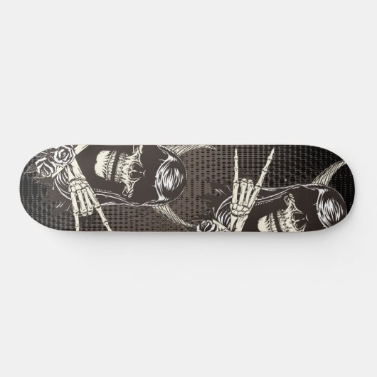 Demon Skull Skateboard (Horizontaal)