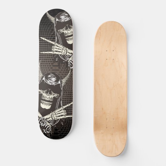 Demon Skull Skateboard (Voorkant)