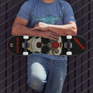 Demon Skull Speed Demon Dd Brand Persoonlijk Skateboard