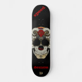 Demon Skull Speed Demon Dd Brand Persoonlijk Skateboard (Voorkant)