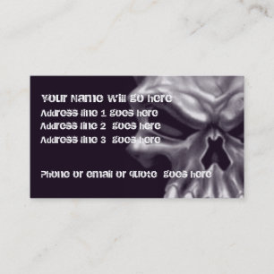 Demon Skull Visitekaartje 2