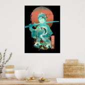 Demon Slayer Adventure Anime Tanjiro Kamado Awes Poster (Keuken)