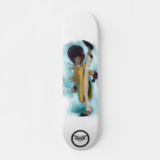 Demon slayer Afro Tia schopte rode ogen Persoonlijk Skateboard
