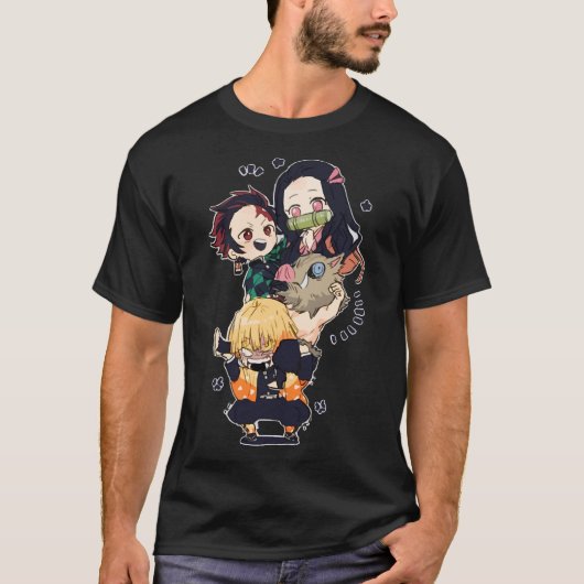 demon slayer grappig T-Shirt (Voorkant)