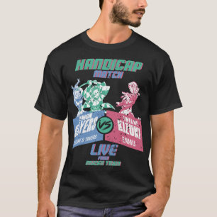 DEMON SLAYER HANDICAP MATCH (WHITE) (GRUNGE STYLE) T-SHIRT