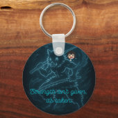 Demon Slayer Inosuke geïnspireerd Sleutelhanger (Voorkant)