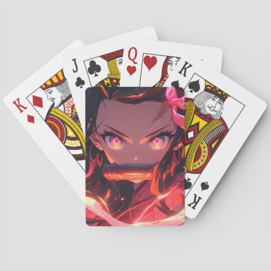 Demon slayer-kaarten  pokerkaarten (Achterkant)