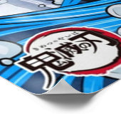 Demon Slayer Kimetsu No Yaiba 15 Anime Poster (Hoek)