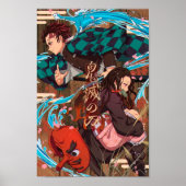 Demon Slayer Kimetsu no Yaiba Poster (Voorkant)
