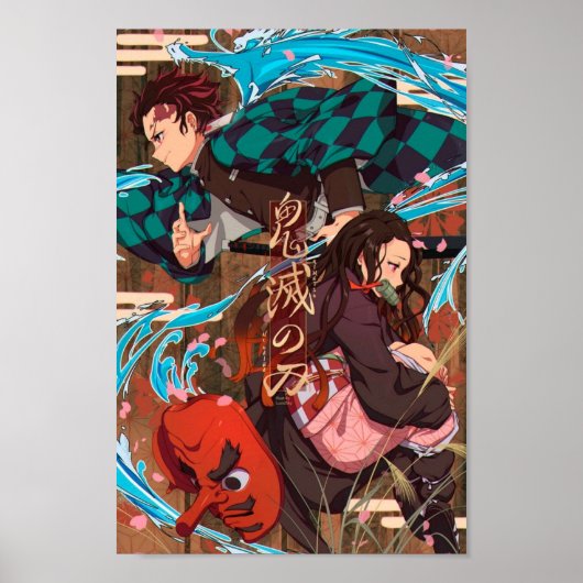 Demon Slayer Kimetsu no Yaiba Poster (Voorkant)