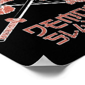 DEMON SLAYER KIMETSU NO YAIBA SABITO GRUNGE STYLE POSTER (Hoek)