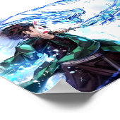 Demon Slayer Kimetsu No Yaiba Tanjiro Poster (Hoek)