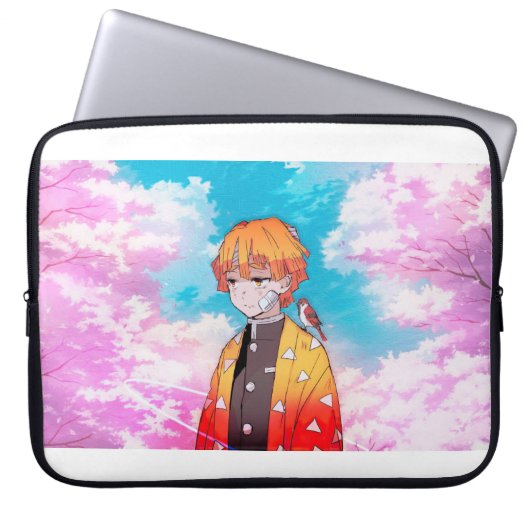 Demon Slayer Laptop Hoesje Sleeve (Voorkant)