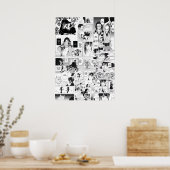 Demon Slayer Manga Collage Poster (Keuken)