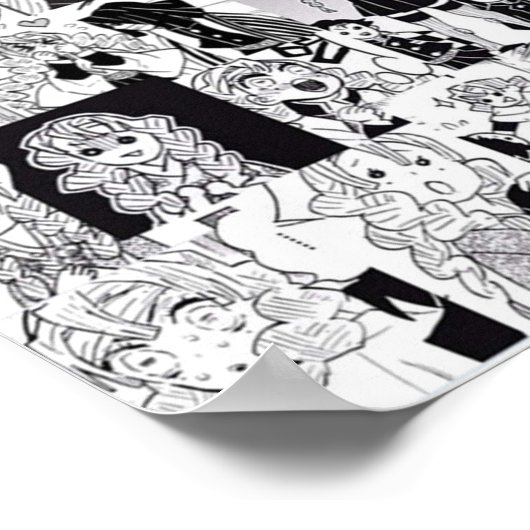 Demon Slayer Mitsuri Kanroji Collage Poster (Hoek)