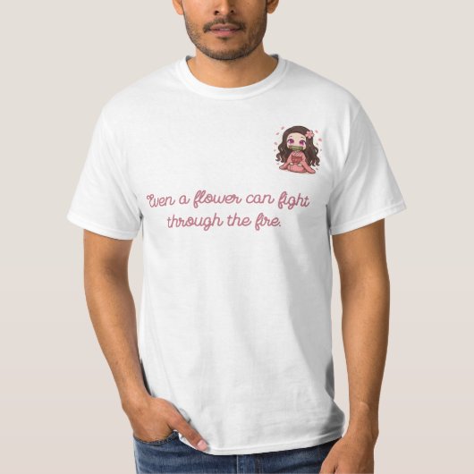 Demon Slayer Nezuko geïnspireerd T-shirt (Voorkant)