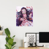 Demon Slayer Nezuko Kamado Poster (Thuiskantoor)