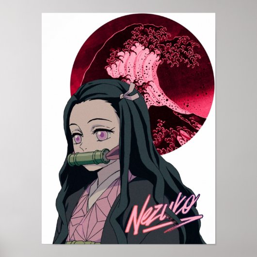 Demon Slayer Nezuko Poster (Voorkant)