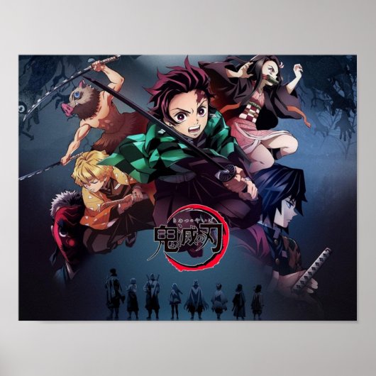 DEMON SLAYER POSTER (Voorkant)