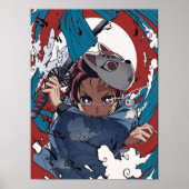 Demon Slayer Tanjiro Poster (Voorkant)