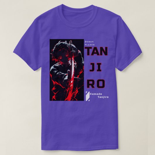 Demon Slayer Tanjiro Tshirt Design (Design voorkant)