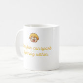 Demon Slayer Zenitsu geïnspireerd Koffiemok (Voorkant links)