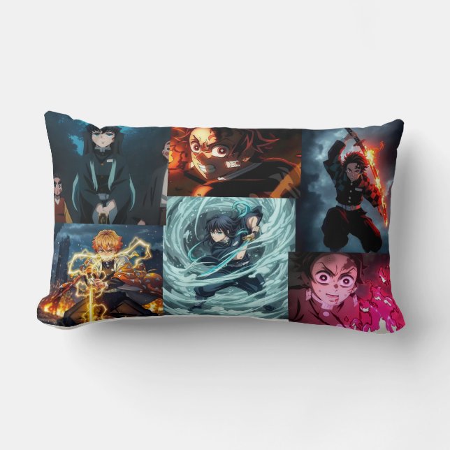 DEMON SLAYERS Throw Pillow Kussen (Voorkant)