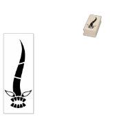 demon snake - kunststempel rubberstempel (Gestempeld)