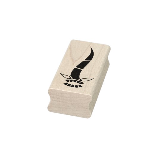 demon snake - kunststempel rubberstempel (Stempel)