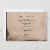 Demon Spawn Family Halloween Party Kaart (Achterkant)