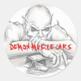 DEMON STICKER, DEMON SPIERAUTO'S RONDE STICKER