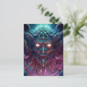 Demon Surreal Dark Fantasy Art Briefkaart (Staand voorkant)